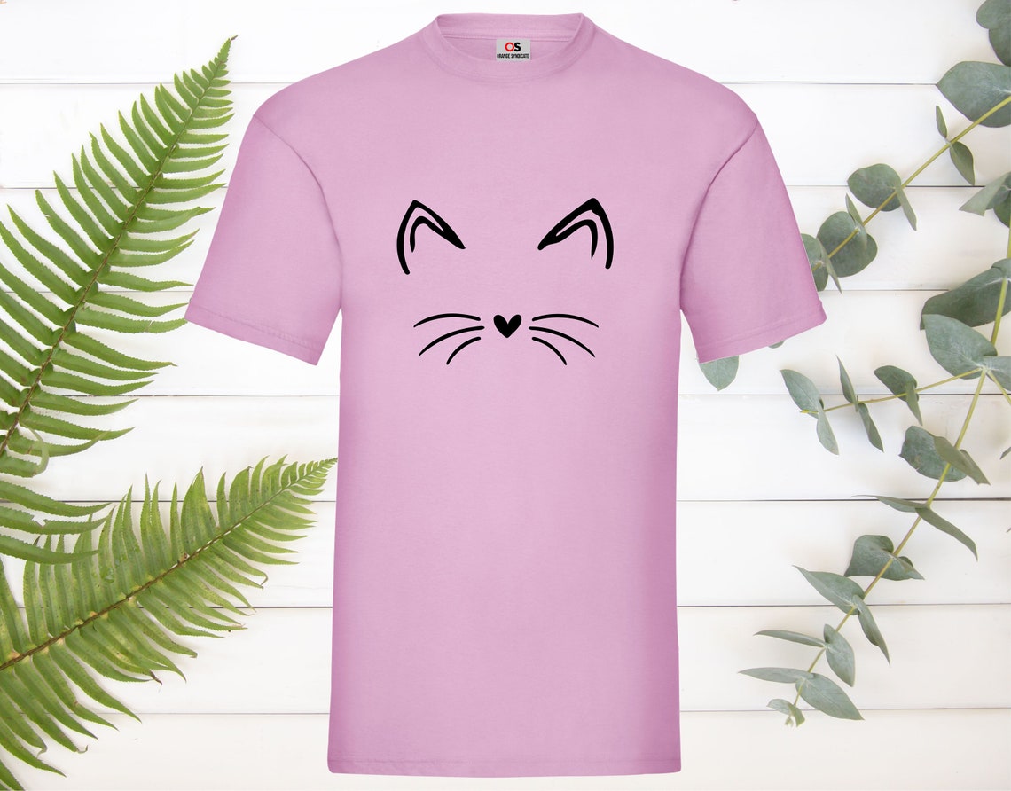 Cat Shirt Kitty Kitten Tshirt I Love Cats Pet Lovers Funny Etsy