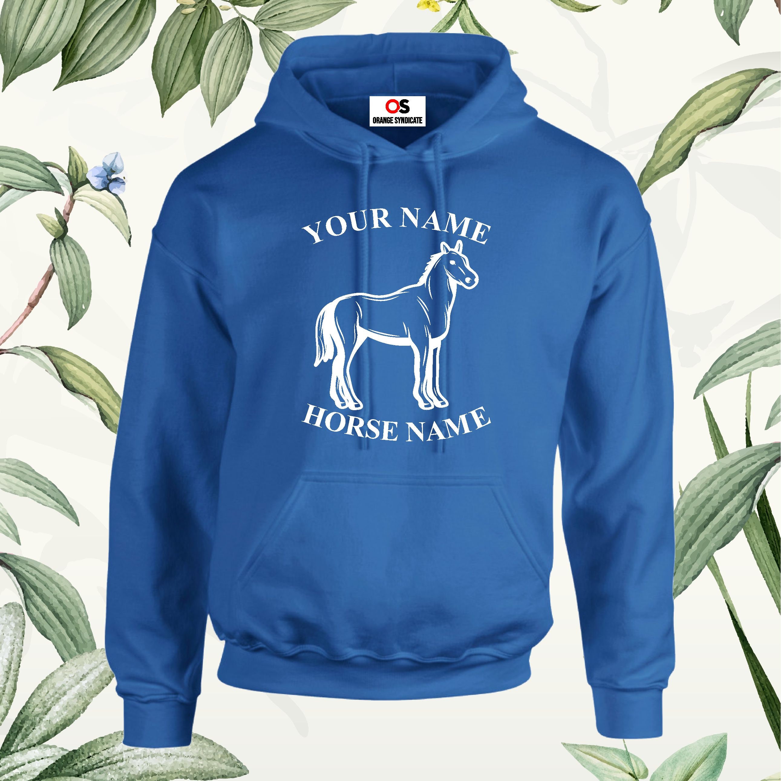 Horse print hoodie Clearance