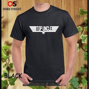 TOP UNCLE T-shirt Best Awesome Uncle Lovely Friendly Uncle Family Present Mens Funny Cool Gift Tee Tops