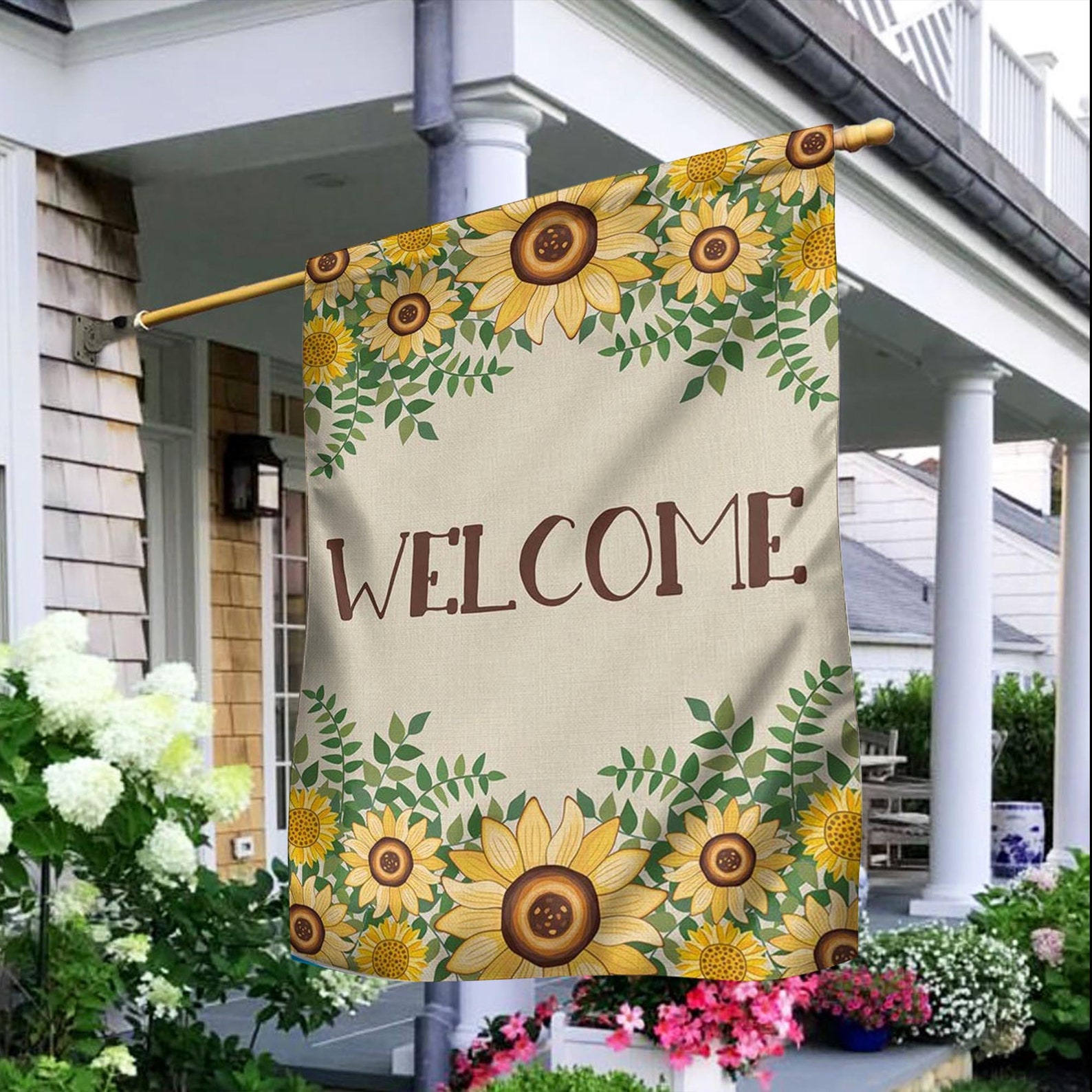 Spring Summer Sunflower Garden Flag Summer Flag Garden Flag Etsy