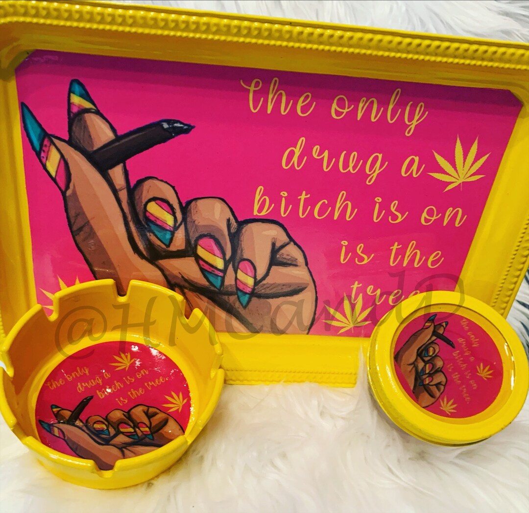 6pc Rolling Tray Set Etsy
