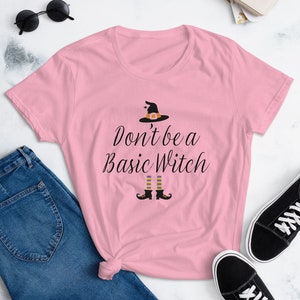 Basic Witch Halloween Tee | Cute Halloween Tshirt | Kids Halloween Tshirt | Halloween Tshirt Costume Women | Funny Halloween Tshirt