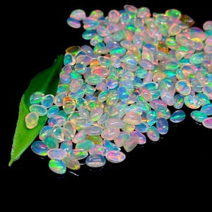 3X5 MM Oval , Ethiopian Opal Cabochon Lot, AAA Ethiopian opal lot, Cabochon loose opal lot, Polished opal lot, Opal for making jewelry