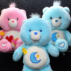 pink glow in the dark care bear