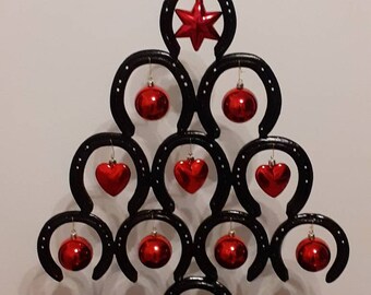 Iron christmas tree bauble decoration