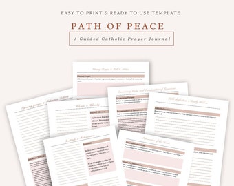 Path of Peace: A Guided Catholic Prayer Journal