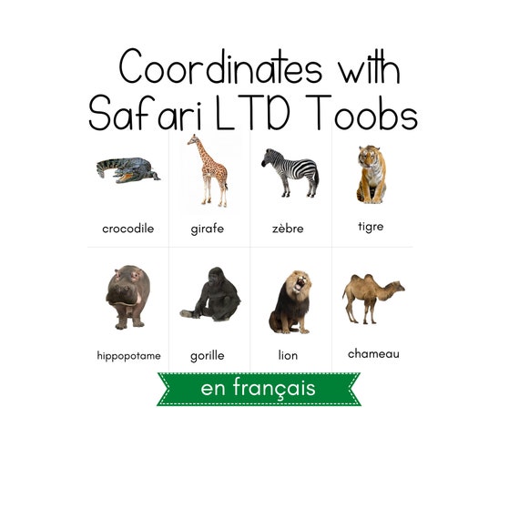 FRENCH Wild Toob Safari LTD Identification Cards - Etsy Ireland FRENCH Wild Toob Safari LTD Identification Cards - Etsy Ireland