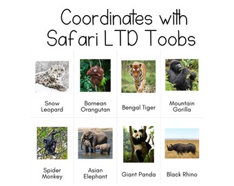 Endangered Animals land Toob Safari LTD Identification - Etsy Endangered Animals land Toob Safari LTD Identification - Etsy
