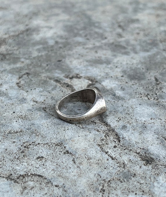Sterling Silver Signet Ring - image 2