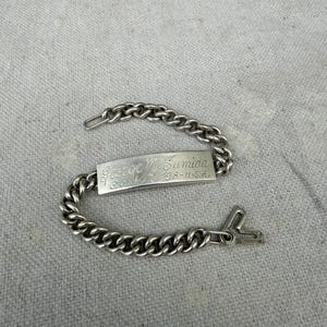 Ww2 Silver Sweetheart Bracelets - Etsy