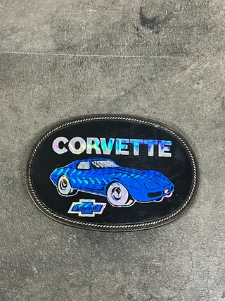 Portafoglio Uomo Bifold In PU Con Logo Corvette - Licenza Ufficiale GM, 5 Scomparti Per Carte