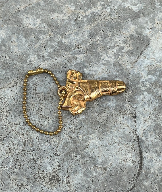 Cracker Jack Prize Flower Stud 1920’s Gem