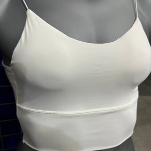 Women Adjustable Straps Camisole With Built in Bra Tank Top Cami Vest  Underwear
