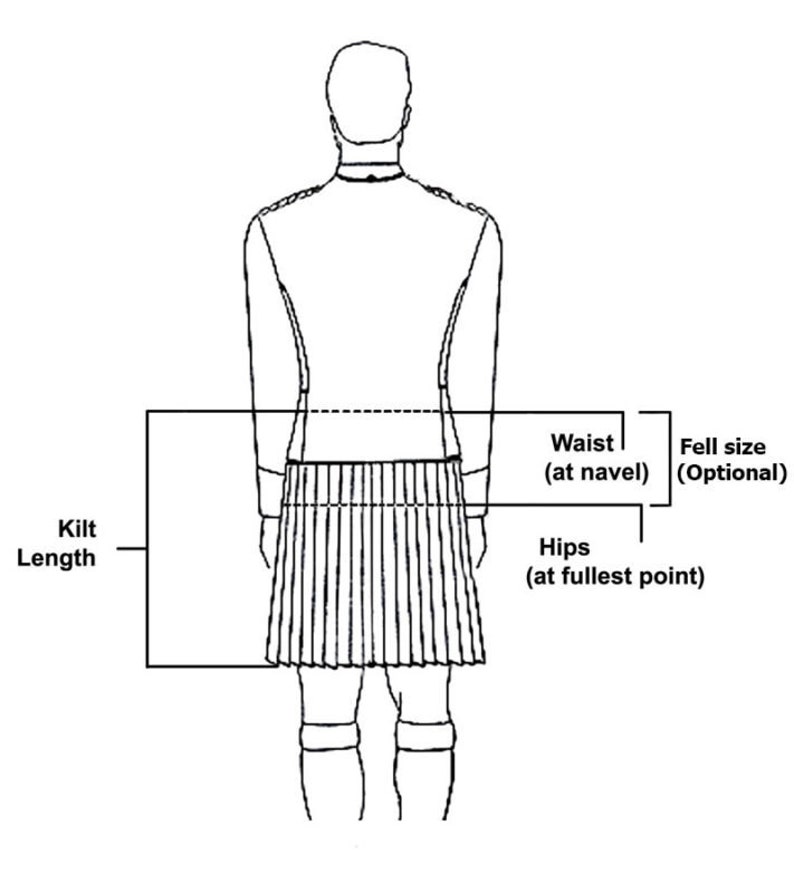 New Men,s Fashion Handmade Red Utility Kilt with Net Pockets
