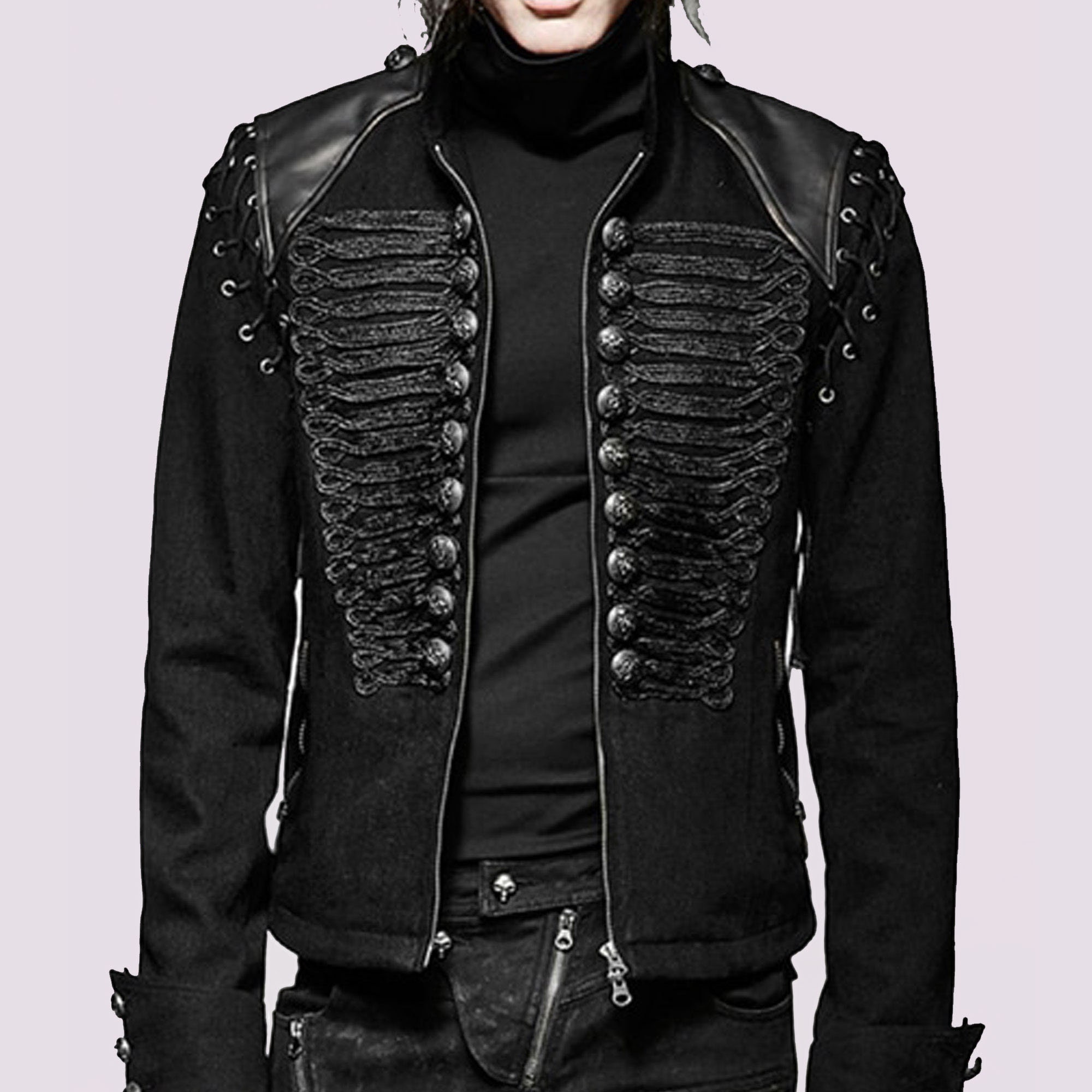 black goth jacket