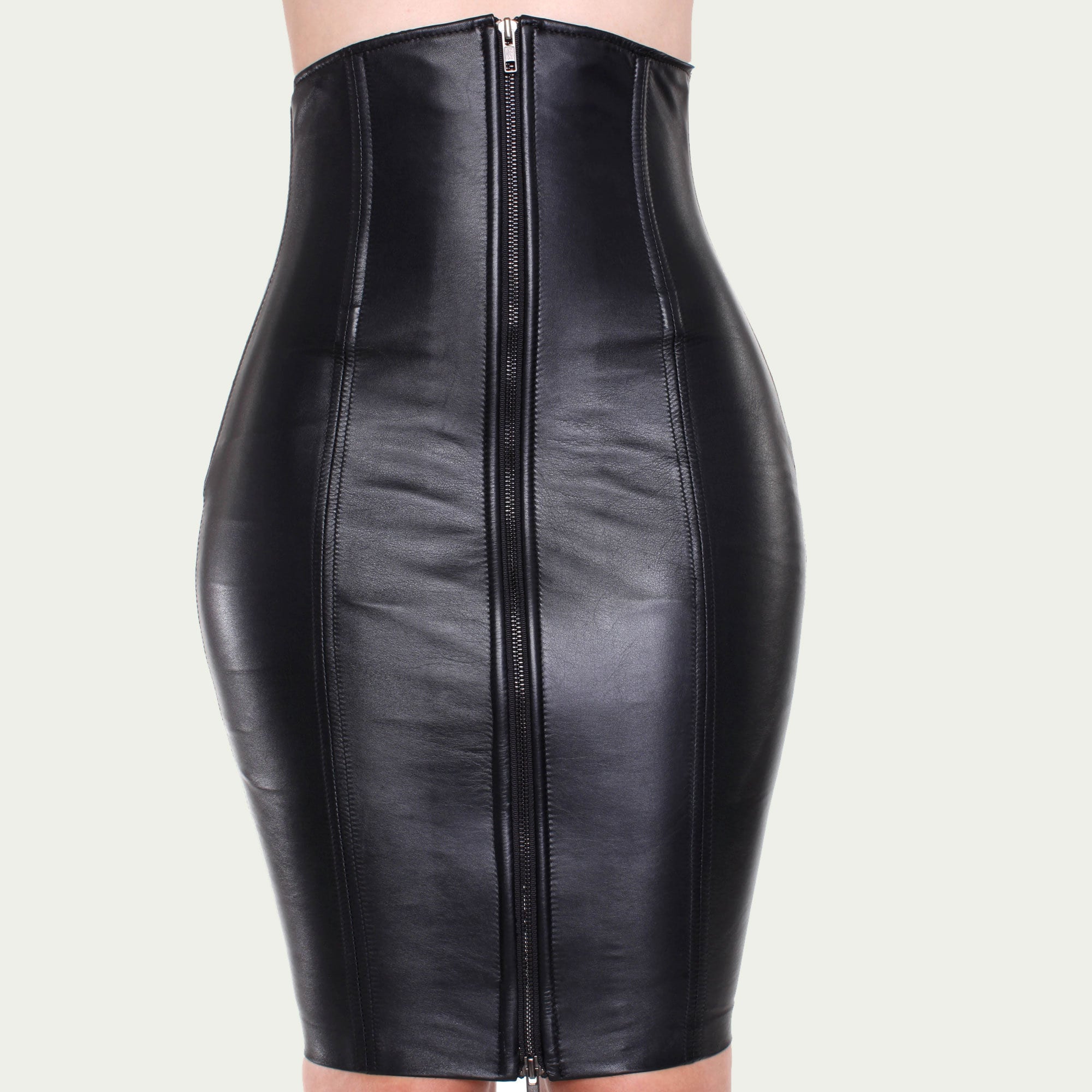 Ladies Tight Fitting Zipper Leather Skirtladies Leather - Etsy Australia