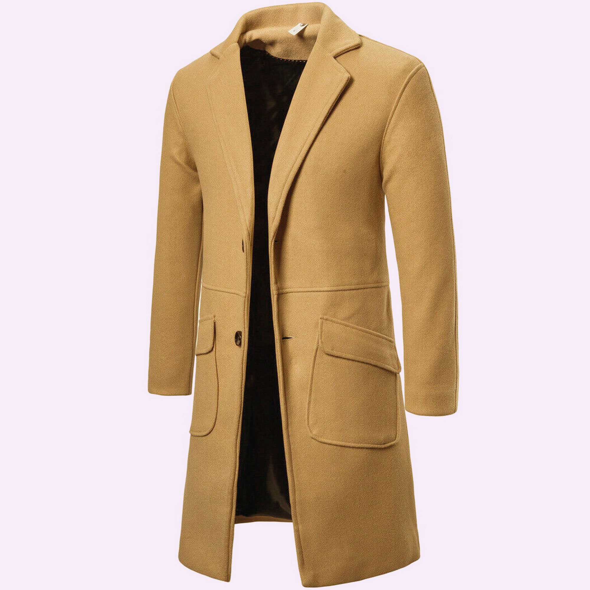 single breasted formal coat