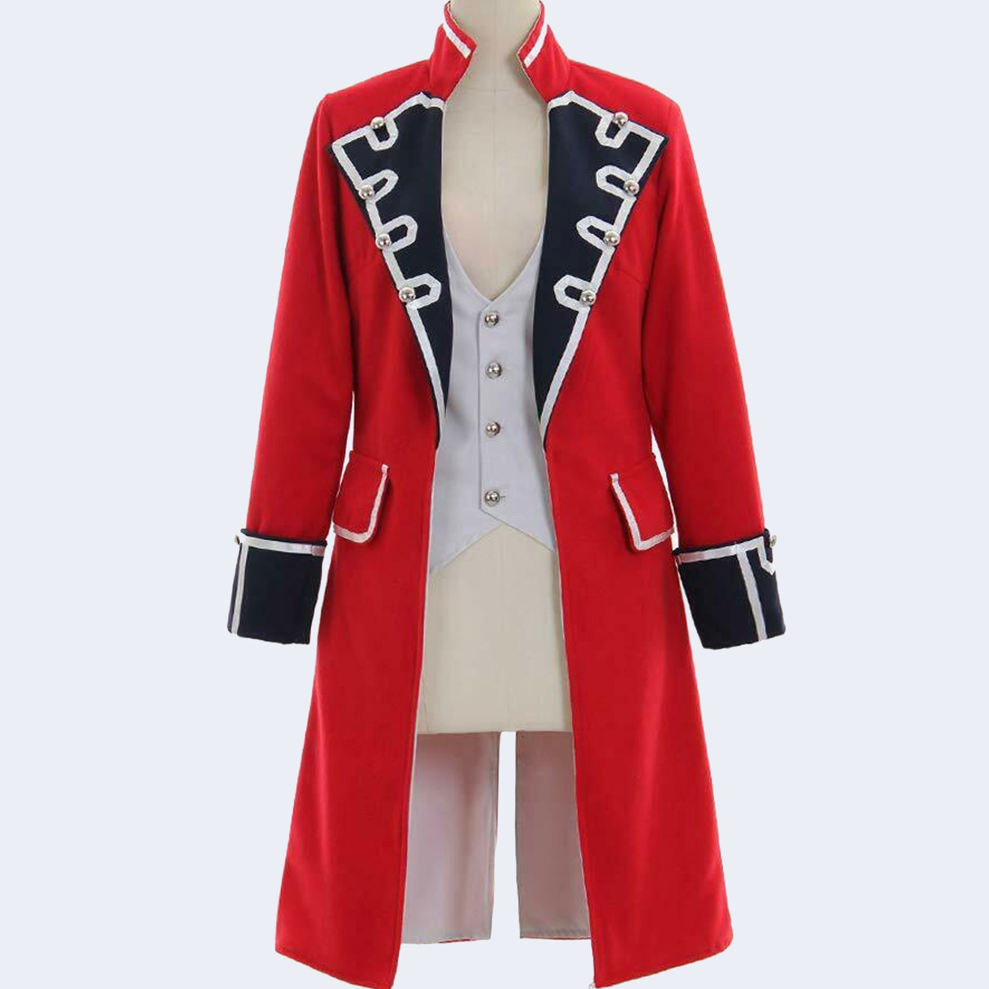 One Piece Gol D Roger Cosplay Costume Captain Coat, Pirate King Roger ...