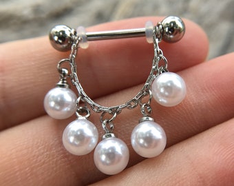 Pair- Nipple Rings 316L Stainless Steel Barbell,Nipple Ring