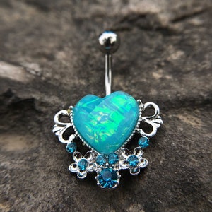 Belly Ring, Belly bar,Navel Piercing Ring,Gift for her,Belly Button Ring, Body Jewelry