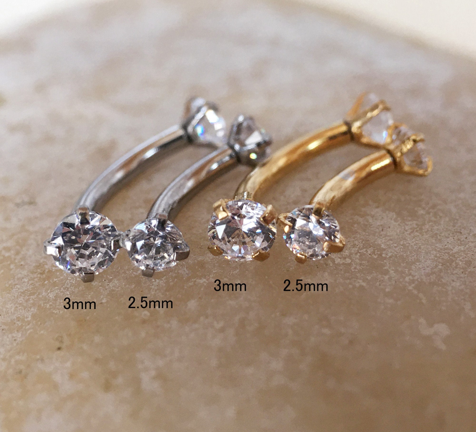 Snake Eyes Tongue Rings
