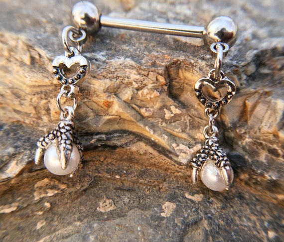 Dragon nipple rings deals