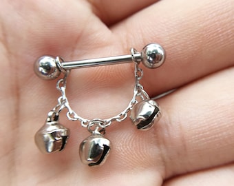 Pair- Nipple Rings 316L Stainless Steel Barbell,Nipple Ring