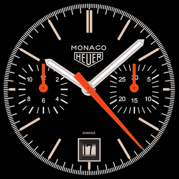 Monaco quartz clearance watch
