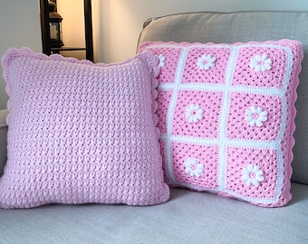 Crochet Pillow Cover