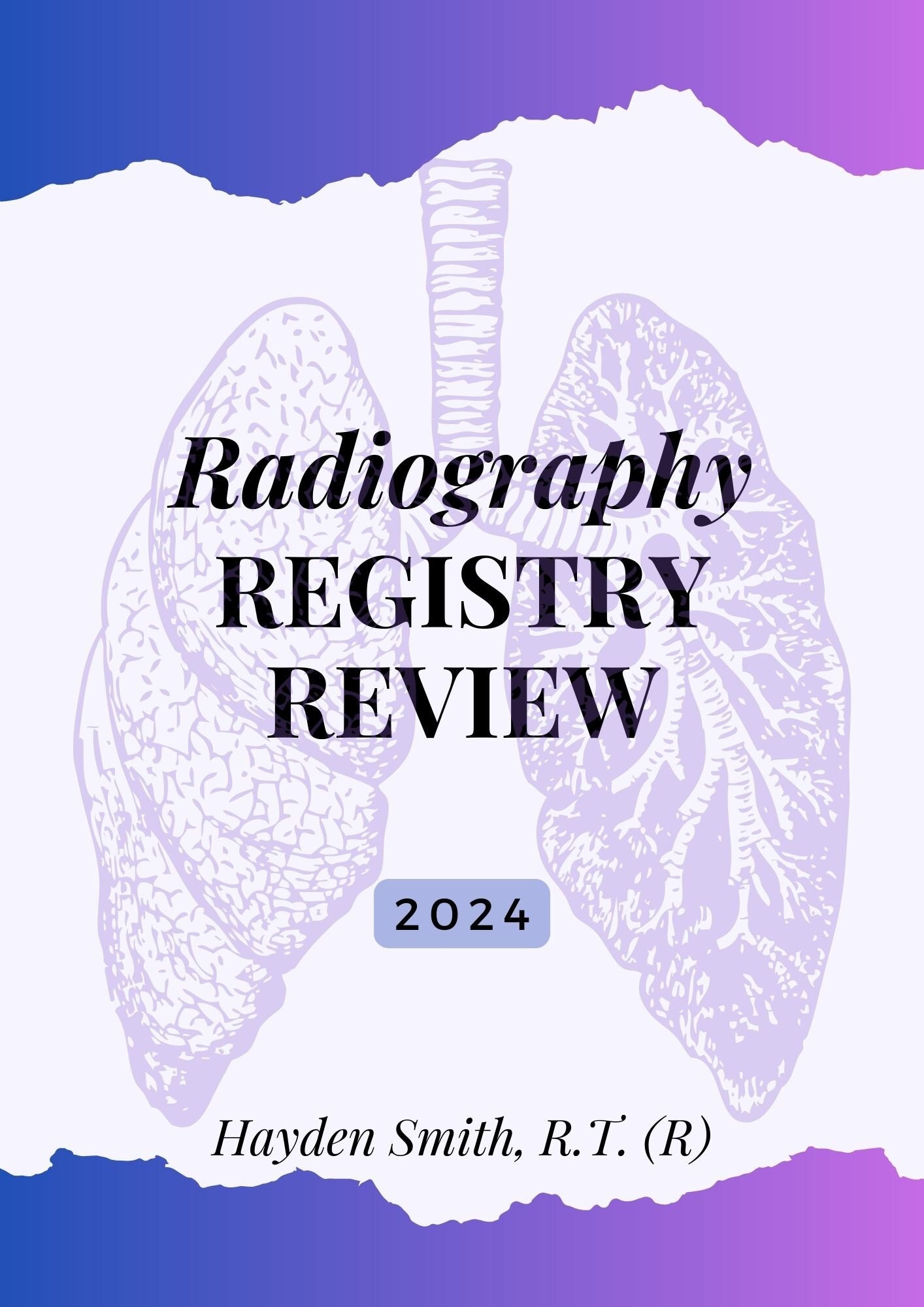 Radiography Registry Review Etsy