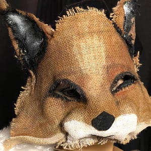 Fox Mask: Adult & Kids Halloween Costume, Masquerade, Photo/Video Prop