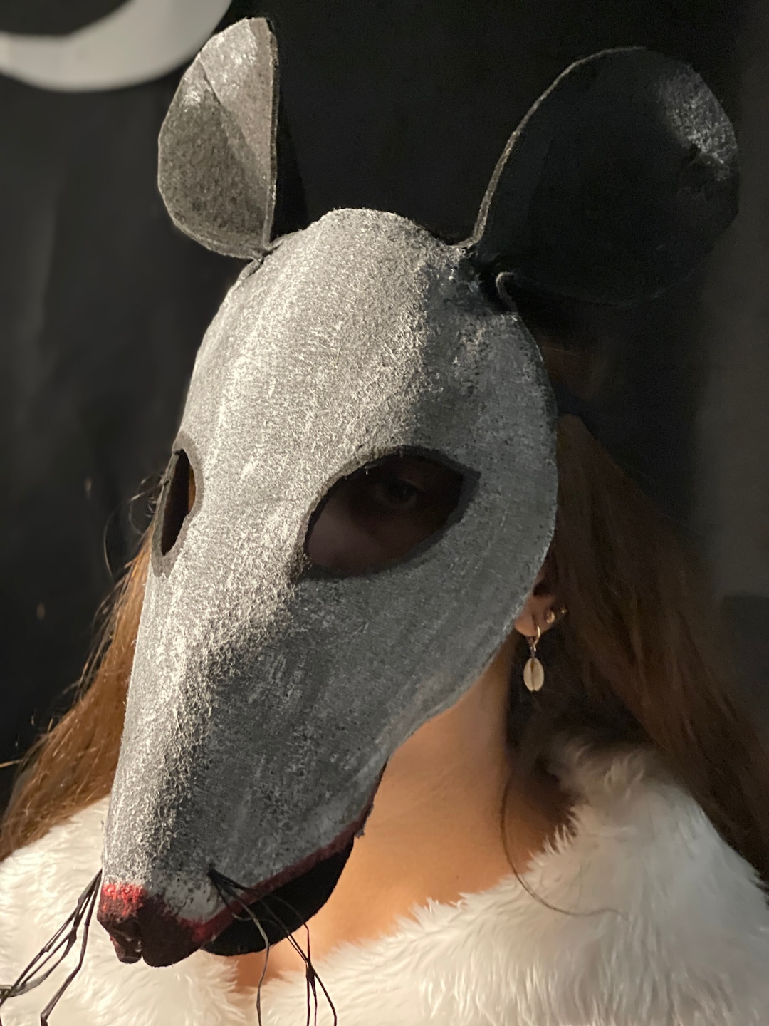 Creepy Cute Possum Mask Adult Halloween, Masquerade, Cosplay Costume Masks for Photo Shoots