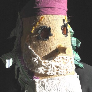 Handmade Cajun Mardi Gras Mask: Carnival Costume
