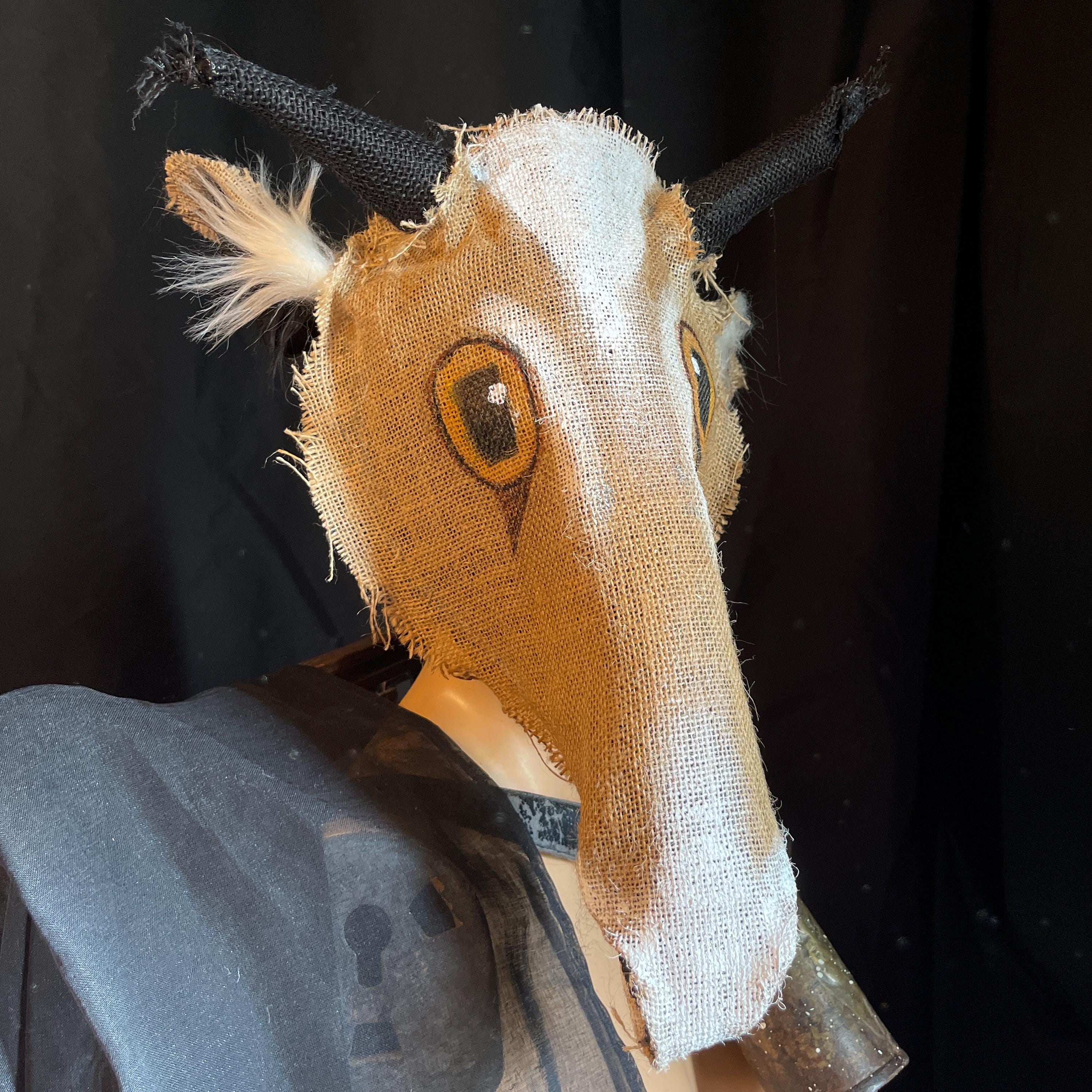 Goat Mask: Halloween Costume, Photo, Movie Prop - Etsy