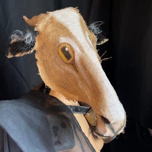 Goat Mask: Halloween Costume, Masquerade, Photo Prop