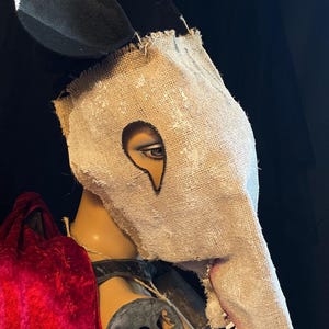 Opossum Maske - Halloween, Maskerade, Kostüm Requisiten für Fotoshootings, Videos und Spaß Zeiten