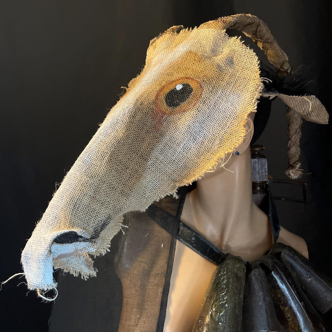 Goat Mask: Halloween Costume, Photo Prop - Etsy Portugal