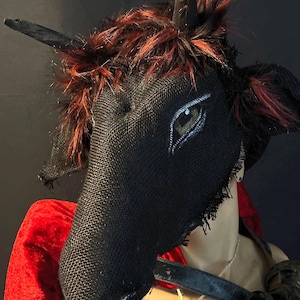 Handmade Goat Mask: Adult Halloween Costume, Cosplay Prop