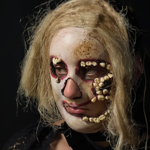 Horror Prop Masks for Adult Halloween, Masquerade, Photo Shoot and Video Props