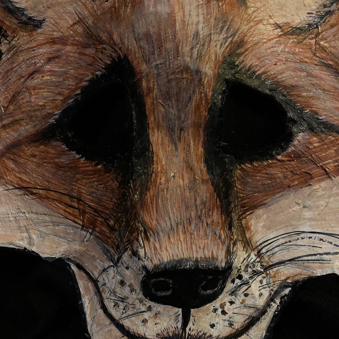 Kitsune Fox Mask Papiermâché Adult Halloween Costumes for Etsy