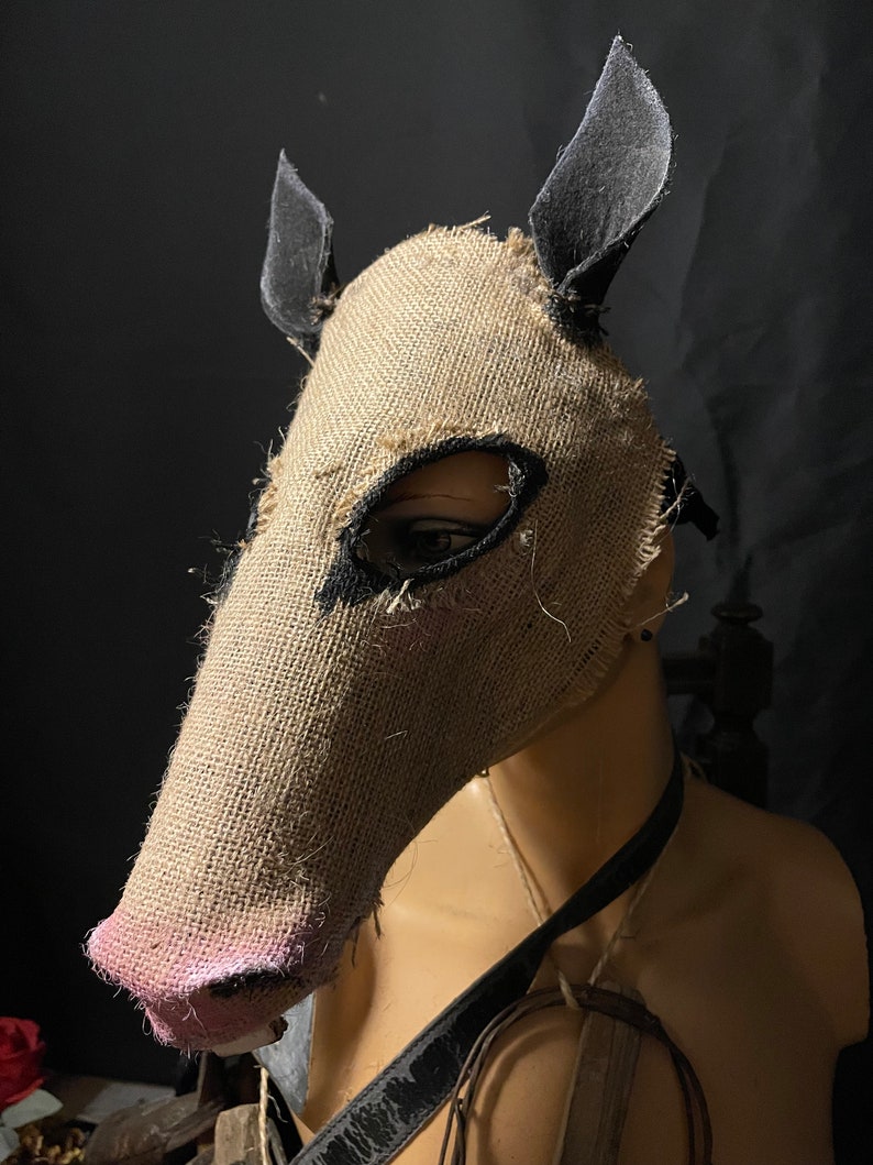 Scary Horse Mask Halloween, Mardi Gras Mask Photo Video Parade Props Etsy