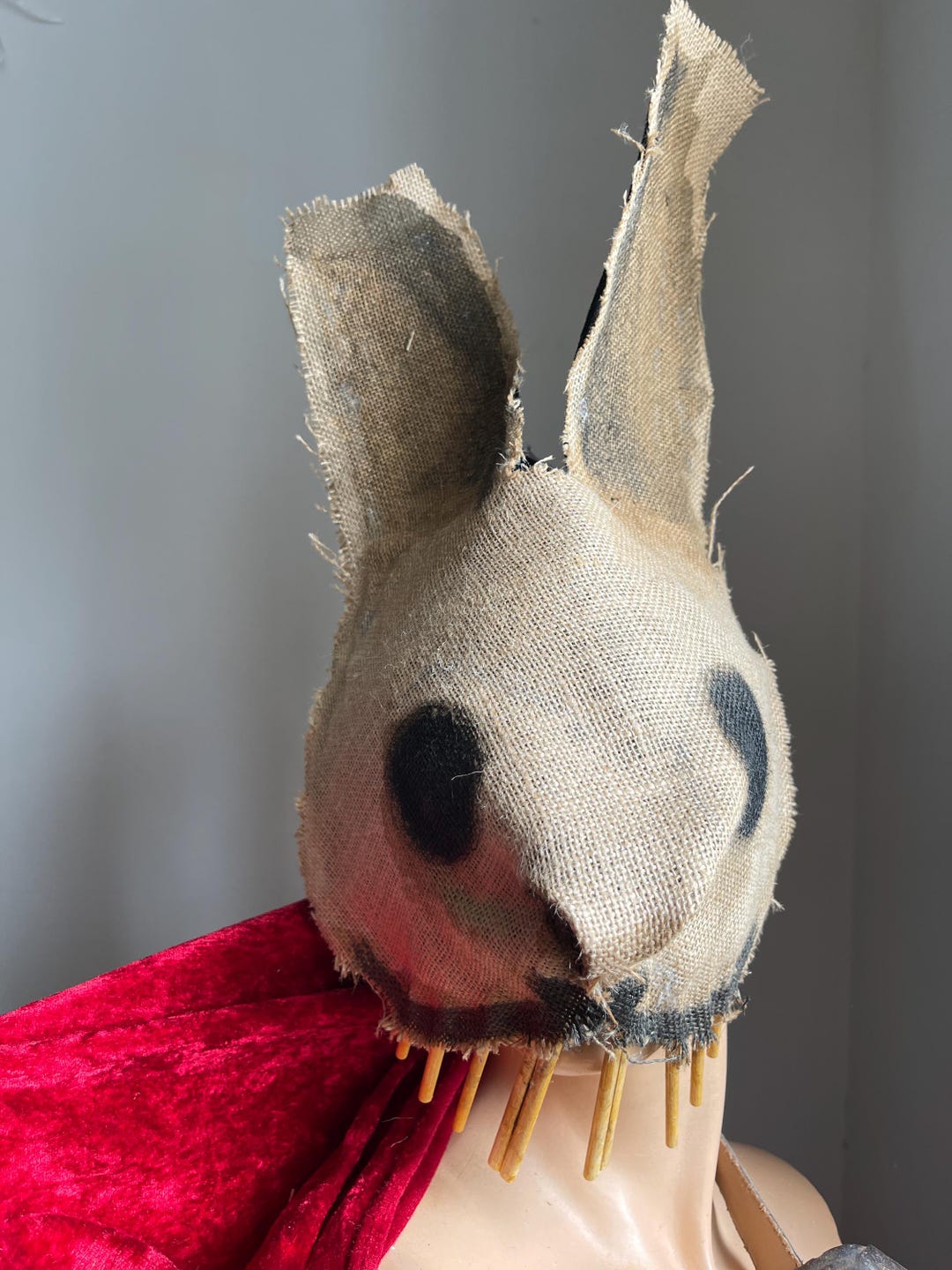 Rabbit Mask, Creepy Bunny, Halloween Costume, Masquerade, Photo Shoot ...