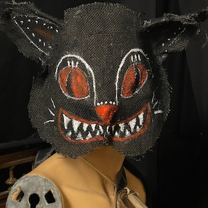 Black Cat Mask: Nekomata Halloween Costume, Movie Prop