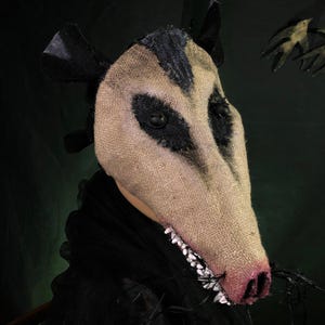 Opossum Possum Maske - Halloween, Maskerade, Kostüm Requisiten für Fotoshootings, Videos und Spaß Zeiten