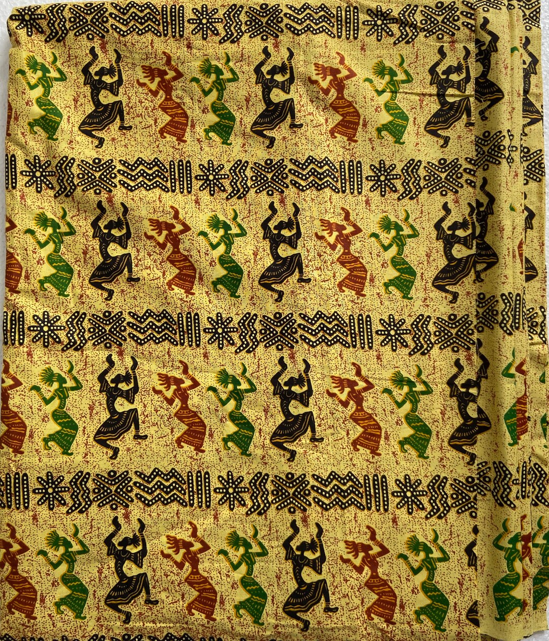 African Art Fabric Traditional Dancers African Fabric Chitenge Kanga