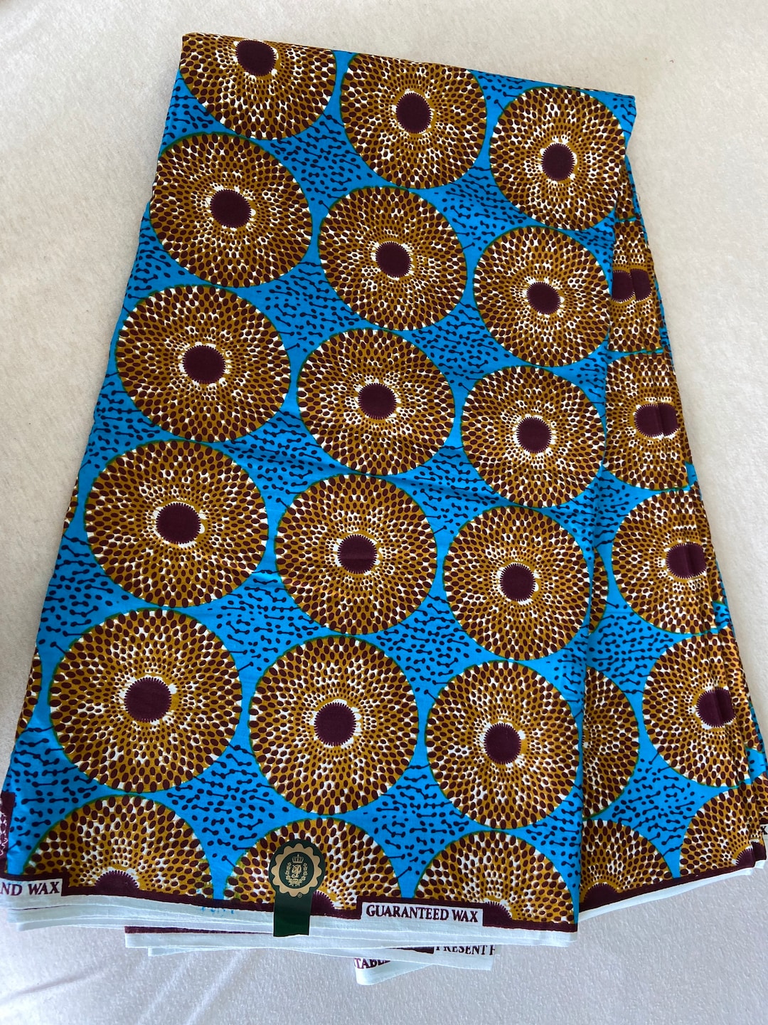 Blue Brown Chitenge Wrap | Baby Wrap Papu | Small | Medium | Large ...