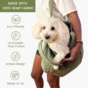 Sac fourre-tout Urbane Luggage 100 % chanvre avec pochette de rangement : sac de transport durable et élégant pour un usage quotidien et les voyages image 8