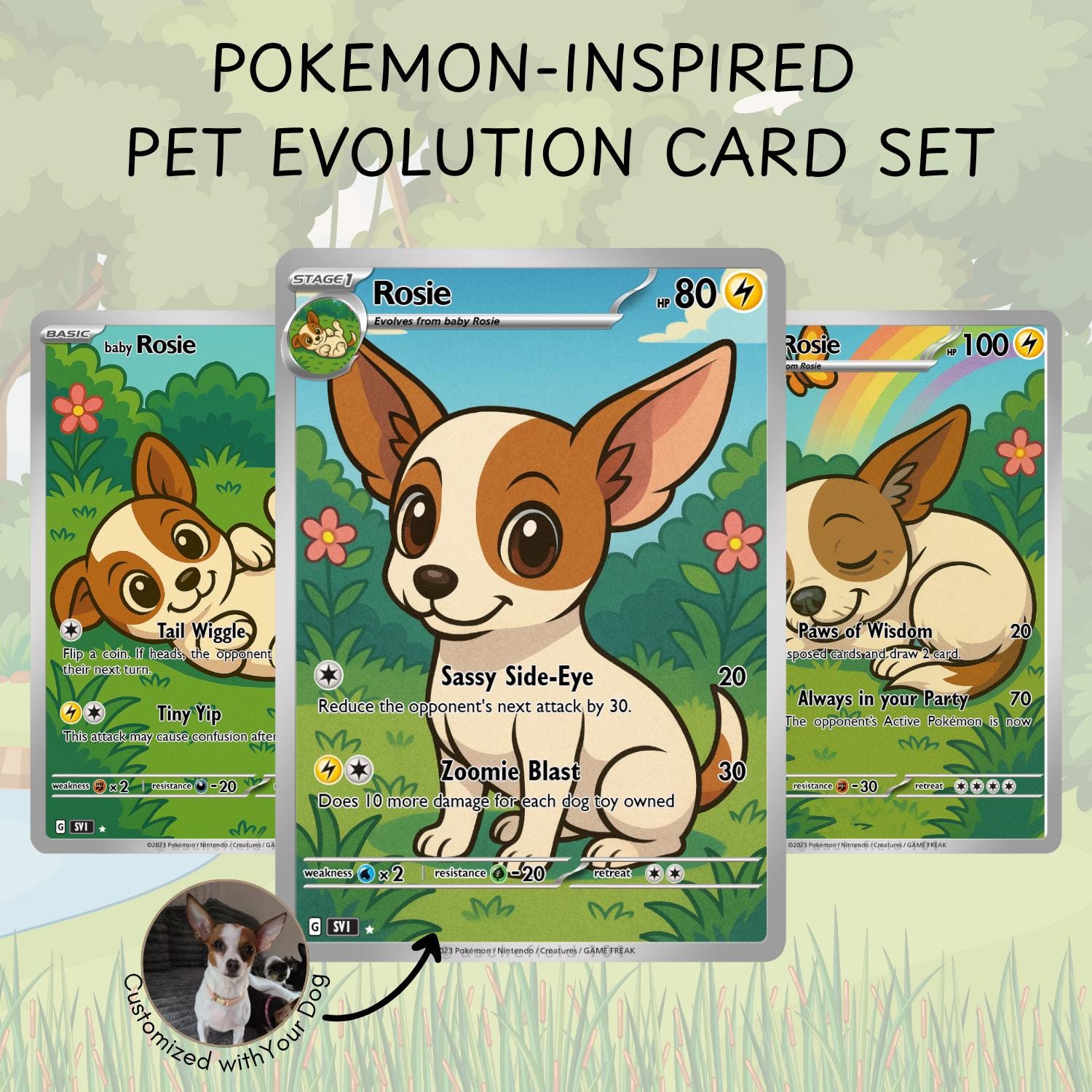 dog man pokemon card Custom PKM Card
