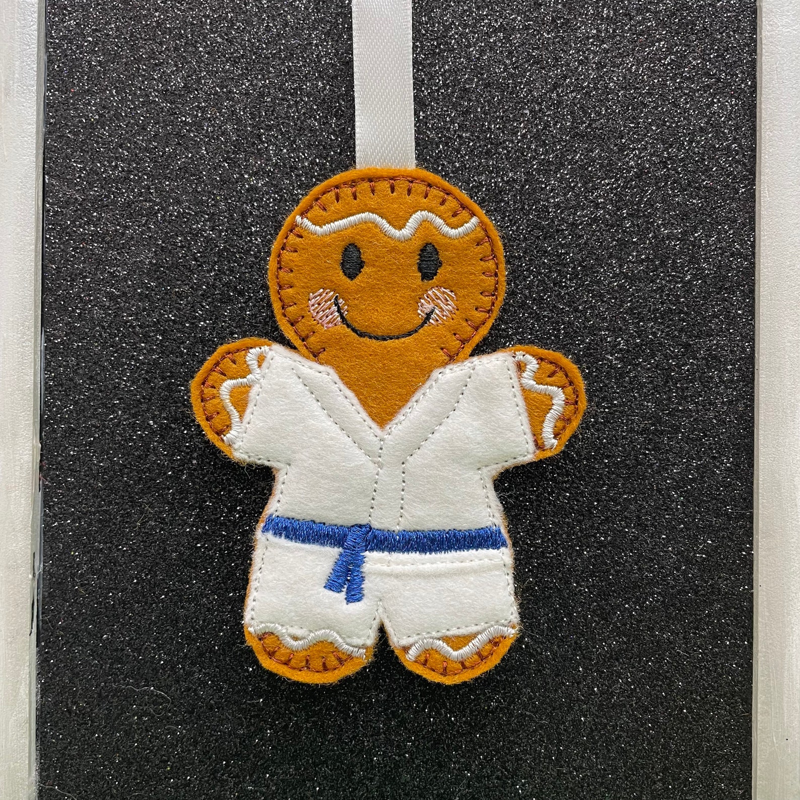 Karate Judo Jiu Jitsu Gingerbread Hanging Felt Ornament Etsy