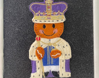 Gingerbread King hanging ornament decoration gift